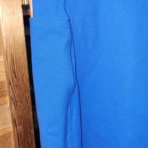 Sweaty Betty Power Blue Cropped Workout Legging Women's Size 14 Running - Picture 9 of 10